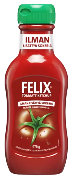 Felix Ketchup ilman lisättyä sokeria 970 - Ketsupit ja sinapit - 7310240651782 - 1