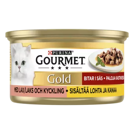 Gourmet Gold Lohta ja Kanaa kast. 85g - Kissan märkäruoat - 7613033457272 - 2
