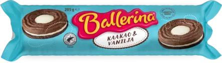 Kantola ballerina kaakao&vanilja - Keksit - 6410380054212 - 1