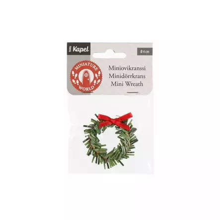 Kapel miniatyyri ovikranssi 4cm - Jouluaskartelu - 6410413100282 - 2