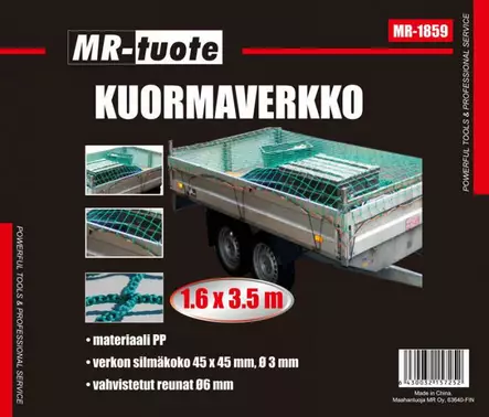 Kuormaverkko 1.6 m x 3.5 m - Kuormaverkot - 6430032157252 - 2