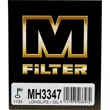 M-Filter Öljynsuodatin MH 3347 - Öljynsuodattimet - 6417575033472 - 2