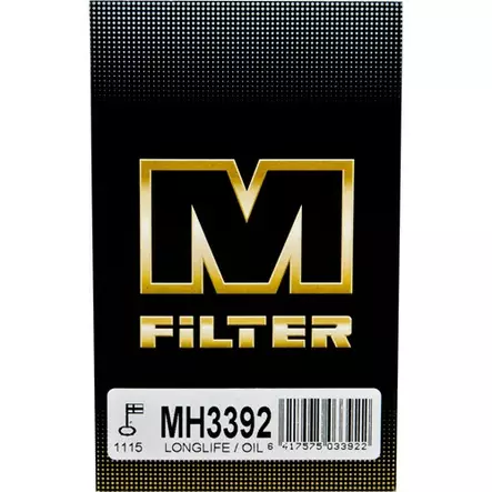 M-Filter Öljynsuodatin MH 3392 - Öljynsuodattimet - 6417575033922 - 2