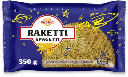 Myllyn Paras Raketti Spagetti 350g - Pastat - 6417700050602 - 1