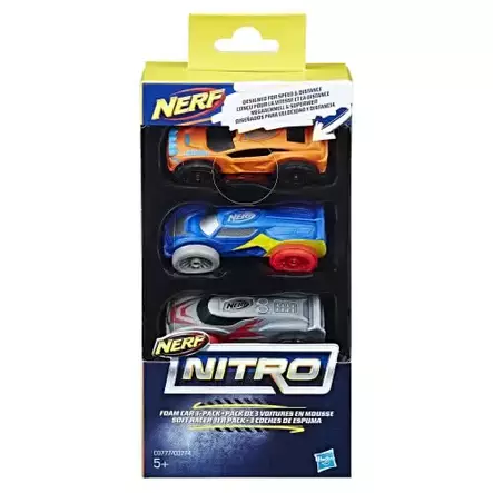 Nerf Nitro Foam car 3-pack - Leikkiautot ja kauko-ohjattavat autot - 5010993381272 - 1
