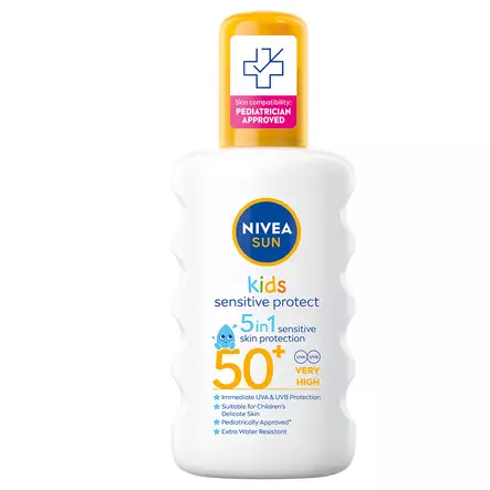 Nivea Kids Sensitive Sun Spray SPF 50+ - Aurinkorasvat ja itseruskettavat - 4006000132242 - 2