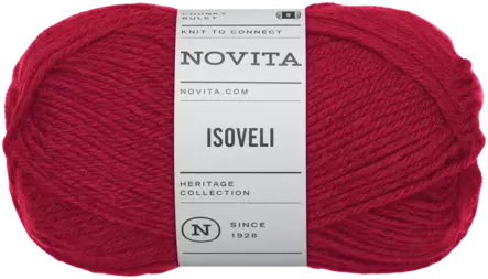 Novita Isoveli 100 g puolukka 523 - Langat - 6412618214252 - 1
