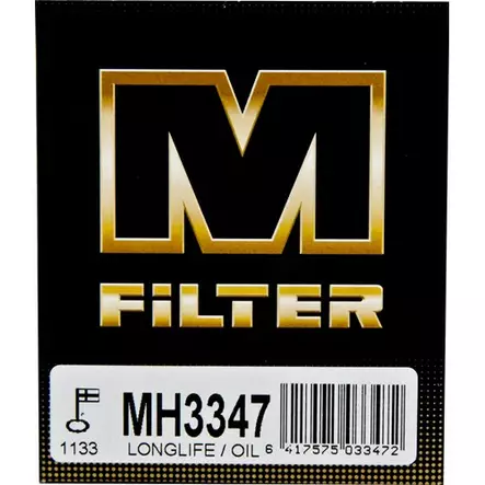 M-Filter Öljynsuodatin MH 3347 - Öljynsuodattimet - 6417575033472 - 2