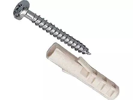 Pisla nailontulppa 8x40 4kpl - Ankkurit ja kiinnitystulpat - 6414672068642 - 1