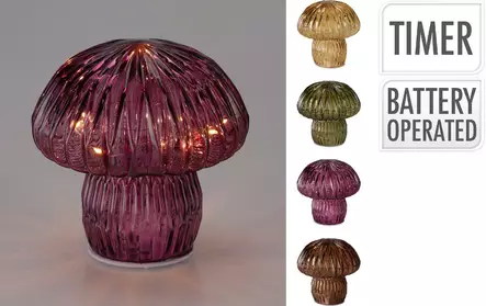 Sieni led-valoilla 15cm - Pöytä- ja sisustusvalaisimet - 8721461154492 - 1