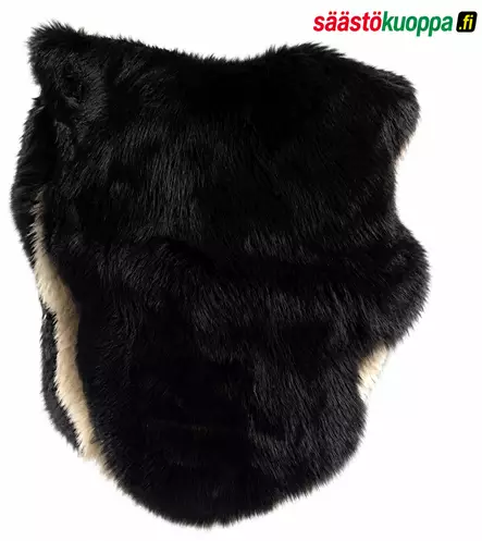 Tekoturkistalja 60x100cm musta - Viltit - 6438159074872 - 1
