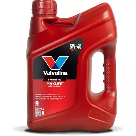 Valvoline MaxLife 5W-40 moottoriöljy 4L - Moottoriöljyt - 8710941018782 - 1