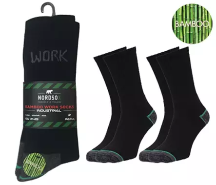 Work bambu sukka 2par/pkt. 41-45 - Miesten sukat - 6438159074322 - 1