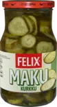 Felix Maku viipaloituja kurkkuja mausteliemessä 840g/480g - Säilykkeet, hillot ja marmeladit - 6424908461352 - 1