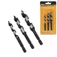 Finbullet Bit-konepuuporasarja 8-12 mm 3-os - Puuporanterät - 6438152000472 - 1