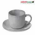 HEIROL kahvikuppi+asetti svelte stone - Mukit ja kahvikupit - 6419287141032 - 1