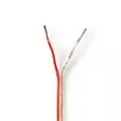 Kaiutinkaapeli 2 x 1.50 mm² pyöreä 100m musta/punainen - Asennuskaapelit ja sähköjohdot - 5412810312092 - 1
