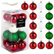 Kuusenpallo 16kpl x 50mm Moniväri - Joulukoristeet - 8721037242332 - 1