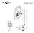 Nedis ergonominen näyttöteline - Muut tietokonetarvikkeet - 5412810304462 - 2
