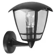Pihavalaisin seinään AURA E27 musta, alakiinnitys - Ulkoseinävalaisimet - 6430066036622 - 1