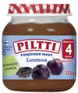 Piltti luumua 4kk 125g - Lasten ruoka ja juoma - 7613036849722 - 1