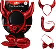 Pirun sarvet setti - Halloween asut ja koristeet - 8720573974202 - 1