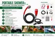 Retki/matkasuihku 12V 35W 4m - Caravan tarvikkeet - 6438159995702 - 1