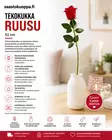 Tekokukka Ruusu 51cm - Tekokasvit ja -kukat - 6438159393492 - 2