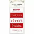 Tekstitarra jouluntoivotus punainen - Tarrat - 6417715088652 - 1