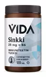 Vida ravintolisä sinkki 25mg + B6-vitami - Vitamiinit ja mineraalit - 6430067845322 - 1