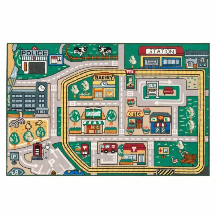 4Living Matto Liikenne 100x150 cm - Keskilattiamatot - 6410416469942 - 1