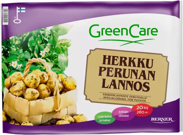 Greencare herkkuperunalannos 20kg - Puutarhalannoitteet - 6414505177862 - 1