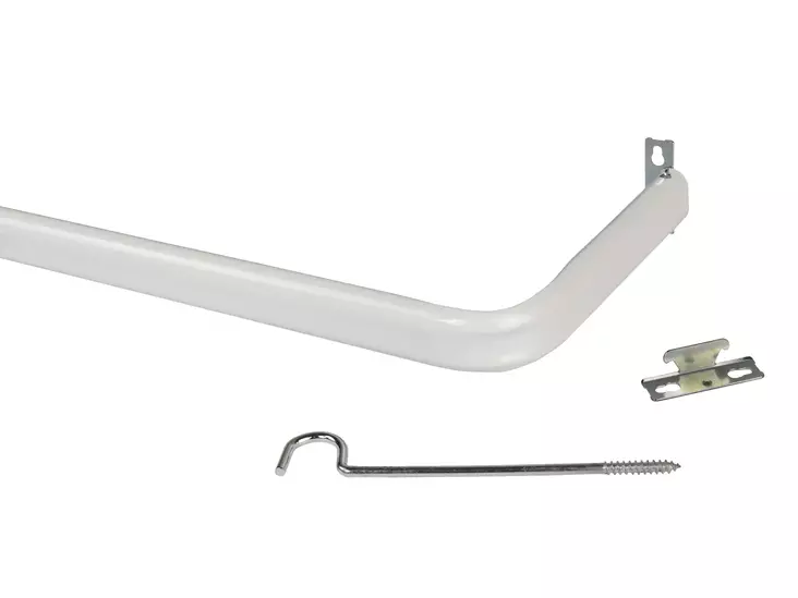 Pisla C-tanko 90-150cm valkoinen - Verhotangot ja verhotarvikkeet - 6417012400102 - 1