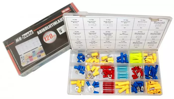 Abikoliitinsarja 120-os. - Liittimet ja liitinlajitelmat - 6430032156712 - 1