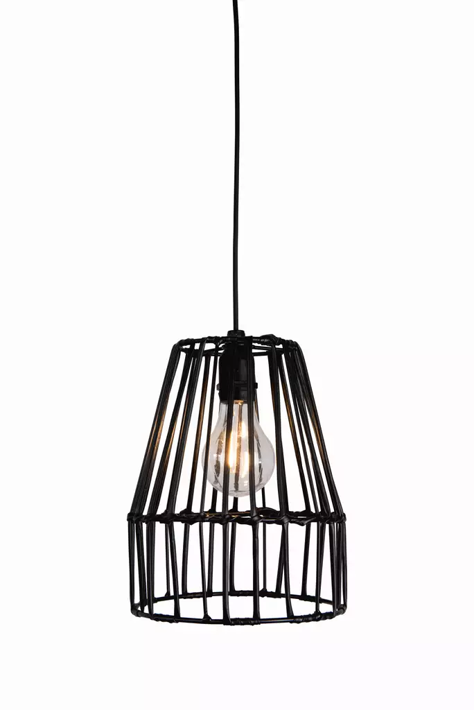 Airam Koristelamppu Raili musta led - Kattovalaisimet - 6435200312792 - 1