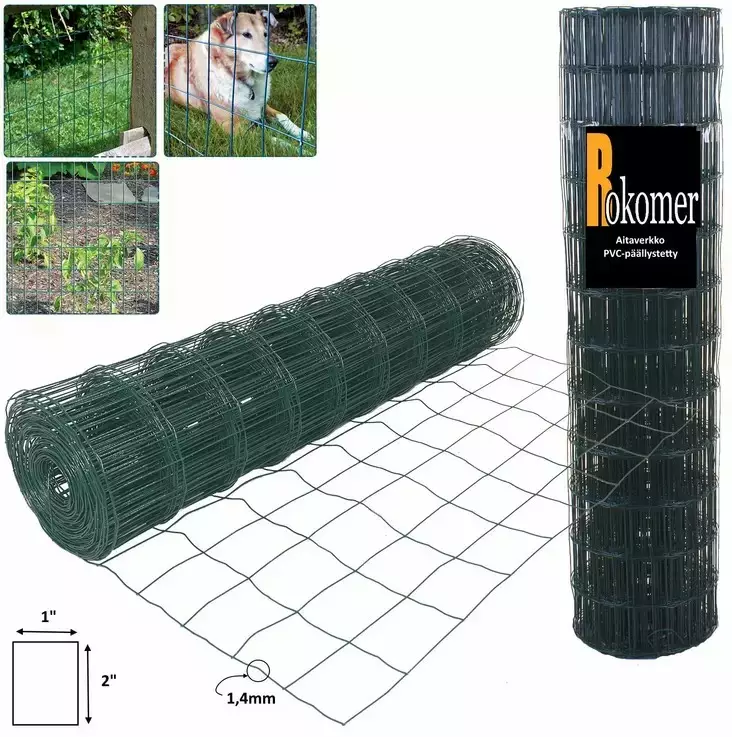 Aitaverkko 2"x 1"x1.4mm 1 x 5m - Aitaverkot ja suojaverkot - 6438159035262 - 1
