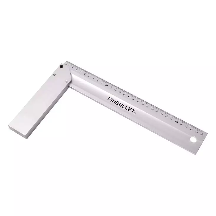 Alumiini suorakulma 300 mm pro - Suorakulmat ja viivaimet - 6430017705102 - 1