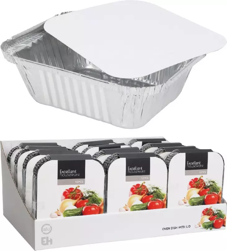 Alumiinivuoka 10kpl - Foliovuoat ja -alustat - 8721037372152 - 1