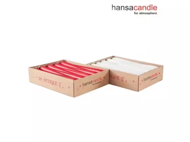Antiikkikynttilä 30kpl 24,5cm - Kruunu- ja antiikkikynttilät - 4740302002772 - 1