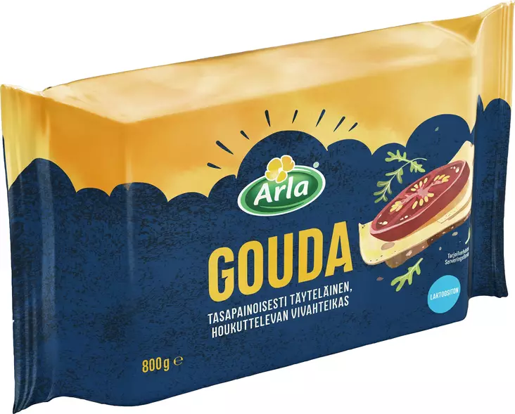 ARLA HILLITÖN GOUDA 800G - Kissat - 5711953163692 - 1