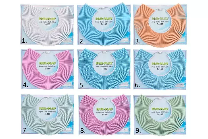 Arparenkaat 100 kpl, lajitelma - Muut toimistotarvikkeet - 7316480008102 - 1