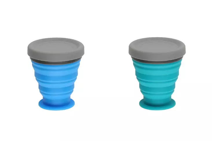 Atom silikonimuki kokoontaittuva 2kpl - Retkiruokailu - 6410413346772 - 8