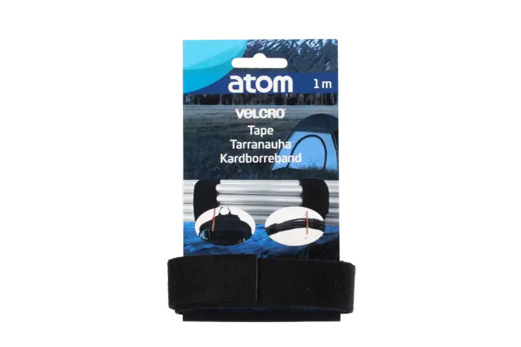 Atom velcro-tarra 1 m - Muut retkeilyvälineet - 6410416013282 - 1