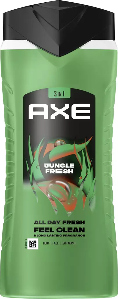 Axe Suihkugeeli Jungle Fresh 400ml - Suihkugeelit- ja saippuat - 8720181442902 - 1