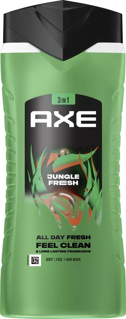 Axe Suihkugeeli Jungle Fresh 400ml - Suihkugeelit- ja saippuat - 8720181442902 - 1