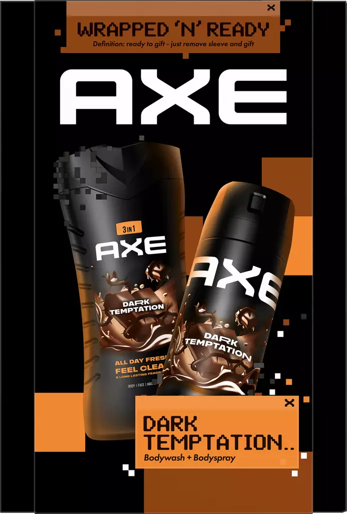 Axe Xmas Dark Temptation BS&SG - Kosmetiikka lahjapakkaukset - 8584057027552 - 1