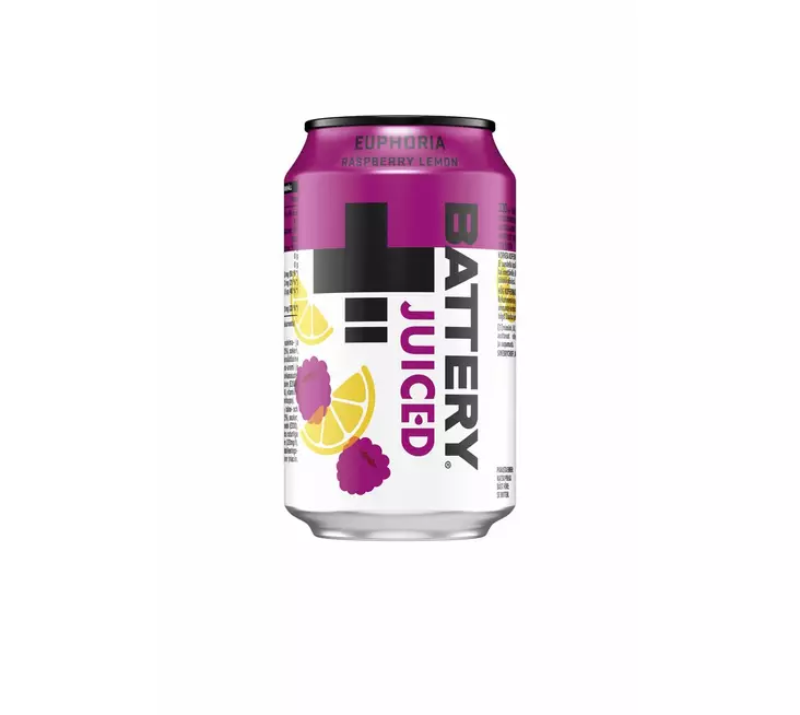 Battery Juiced euphoria raspberry lemon - Energiajuomat - 6415600590082 - 1
