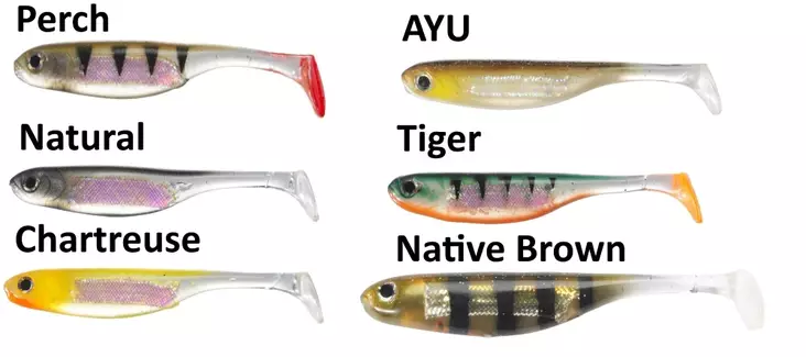 Berkley Powerbait Gotam Shad Chartreuse 8cm 3kpl - Jigit - 028632646472 - 1