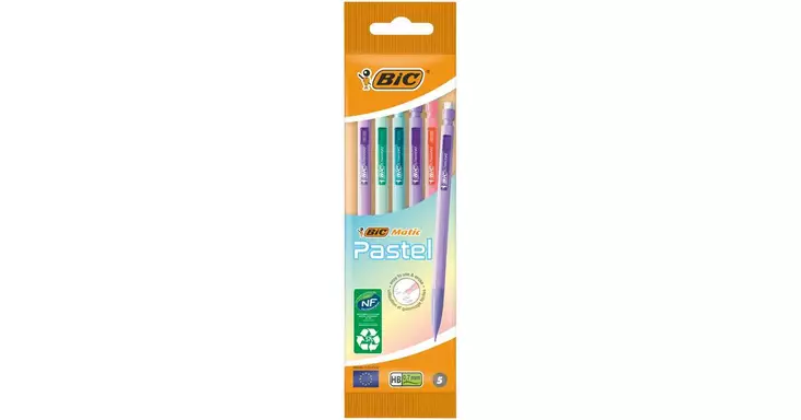 Bic Matic Pastel lyijytäytekynä 5kpl - Lyijykynät ja lyijyt - 3086123714212 - 1
