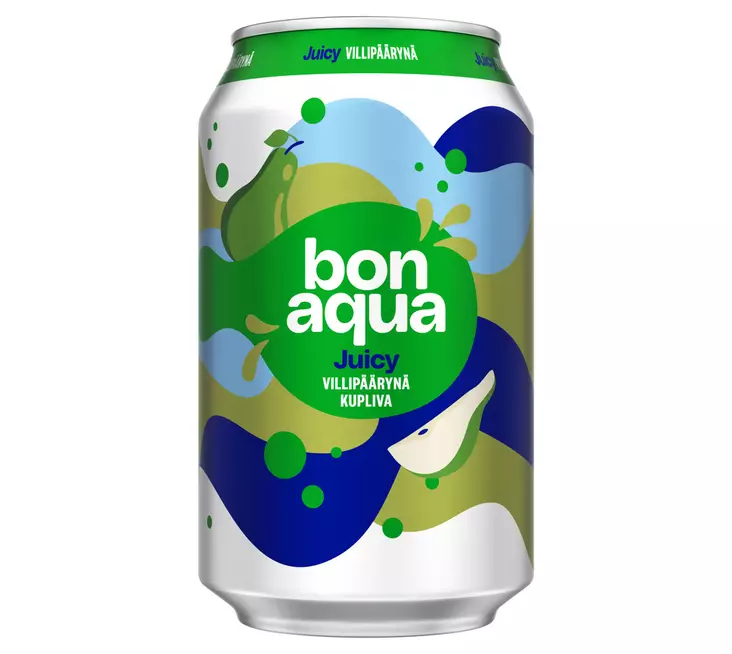 Bonaqua Juicy Villipäärynänä 0,33L - Lähdevedet ja kivennäisvedet - 6415600567152 - 1